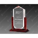 Royal Crown Acrylic Award on Beveled Wood Base