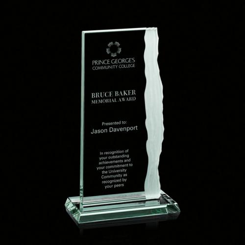 Corporate Awards - Yosemite Jade Glass Award