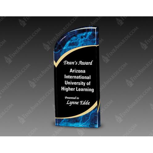 Corporate Awards - Blue & Black Radiance Acrylic Award