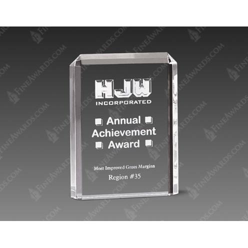 Corporate Awards - Rush Corporate Awards & Plaques - Clear Lexus Acrylic Vetical Award