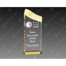 Gold Edge Clear Acrylic Award