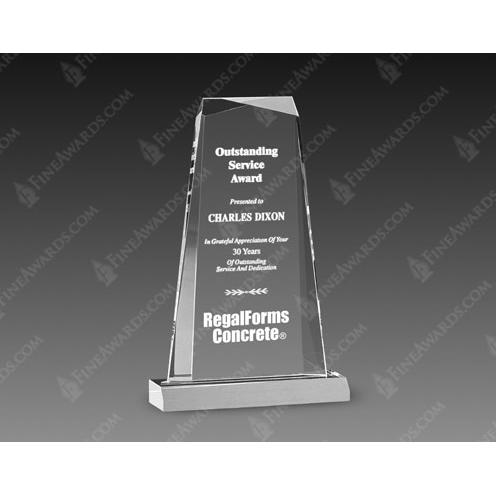 Corporate Awards - Affordable Econo-Line Awards & Trophies - Clear Gem Acrylic Award