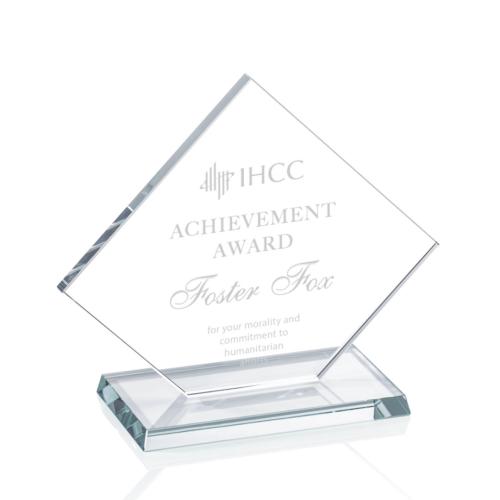 Corporate Awards - Award Shapes - Diamond Awards - Huron Clear Diamond Crystal Award