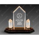 Gold Trident Optical Crystal Award