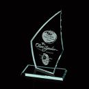 Curved Arrowhead Peak Glass Award