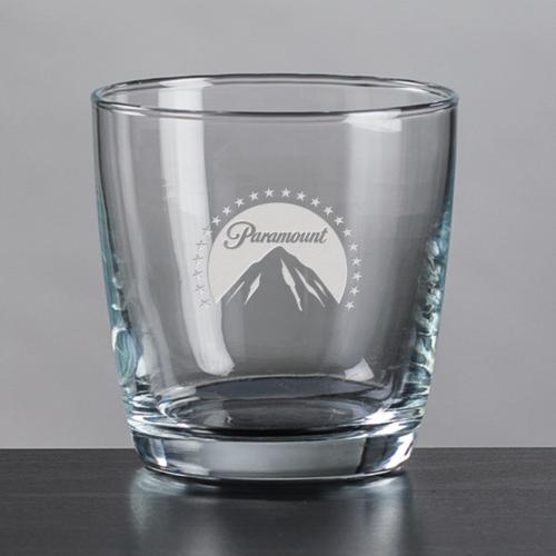 Corporate Recognition Gifts - Etched Barware - Carberry OTR - Deep Etch 10.5oz