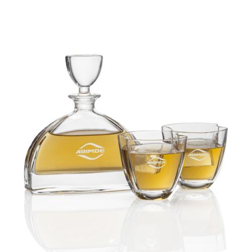 Corporate Recognition Gifts - Etched Barware - Dalkeith Decanter Set