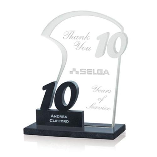 Corporate Awards - Cranleigh Number Crystal Award