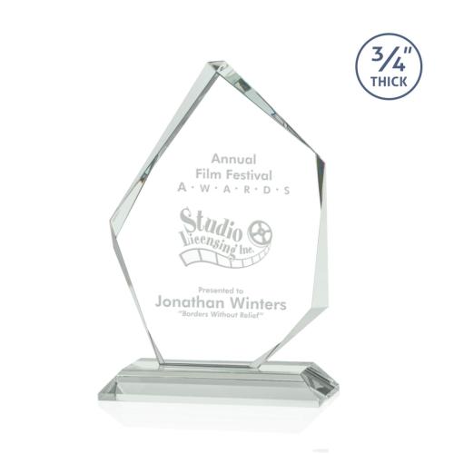 Corporate Awards - Glass Awards - Jade Glass Awards - Mercer Jade Peak Glass Award