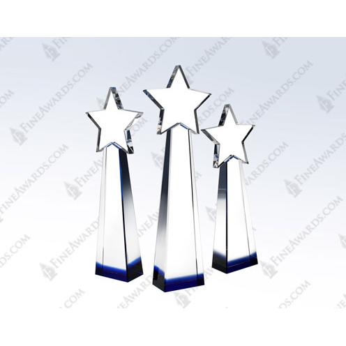 Corporate Awards - Crystal Awards - Blue Star Goddess Award