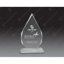 Clear Optical Crystal Diamond Pedestal Base