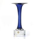 Indigo Trumpet Cups & Bowls Glass Award