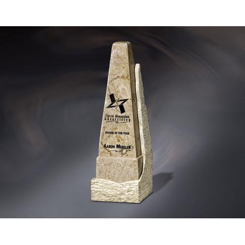 Corporate Awards - Resin Awards - Obelisk Stone Award
