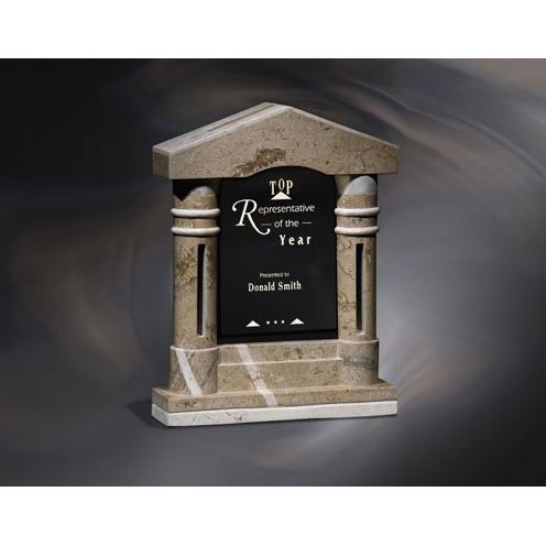 Corporate Awards - Award Plaques - Marble and Stone Plaques - Ambassador Stone Award
