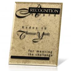 Employee Gifts - Gold Risk Taker Plaque