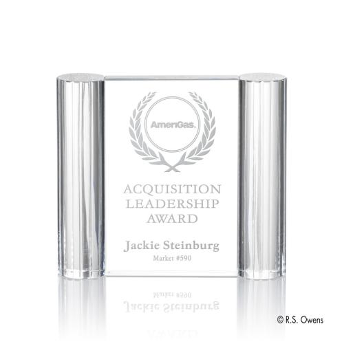 Corporate Awards - Opus Clear Rectangle Crystal Award