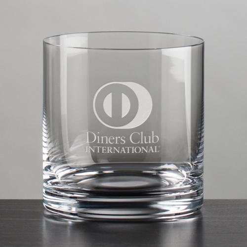 Corporate Recognition Gifts - Etched Barware - Franca OTR/DOF - Deep Etch