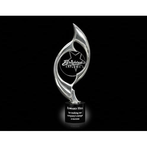 Corporate Awards - Metal Awards - Silver Beauty Cast Metal Award