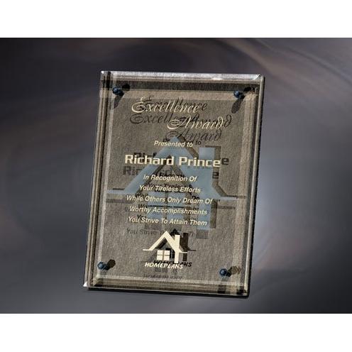 Corporate Awards - Glass Awards - Jade Glass Awards - Bronze Luxury Plaque