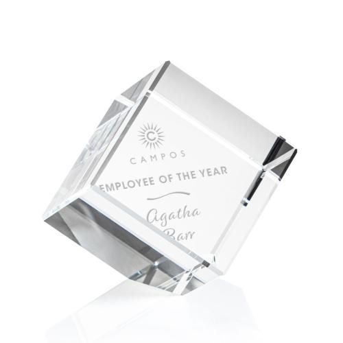 Corporate Awards - Burrill Corner Cube Crystal Award