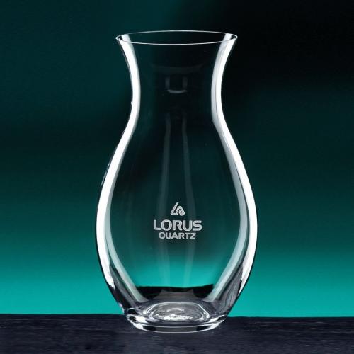 Corporate Awards - Crystal Awards - Vase and Bowl Awards - Erika Clear Optical Crystal Vase
