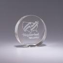 Stand Up Optical Crystal Paperweight