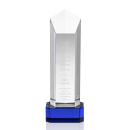 Jolanda Blue  on Base Obelisk Crystal Award