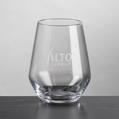 Corporate Recognition Gifts - Etched Barware - Mandelay Hiball - Deep Etch