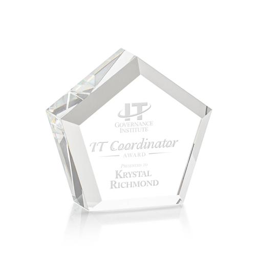 Corporate Awards - Budget Awards & Trophies - Genosee Desktop Crystal Award