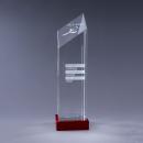 Encore Optical Crystal Diamond Tower with Red Base