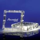 Sentiments Clear Optical Crystal Square Box