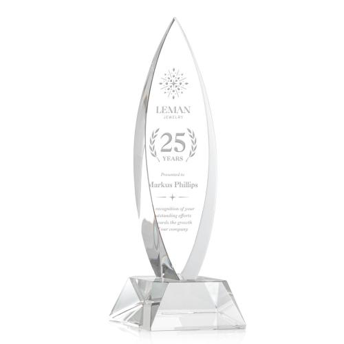 Corporate Awards - Birchwood Arch & Crescent Crystal Award