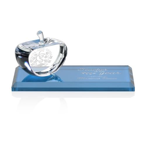 Corporate Awards Argyle Apple Apples on Base Crystal Award OPT7161C