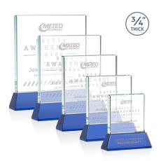 Employee Gifts - Terra Blue on Newhaven Crystal Award