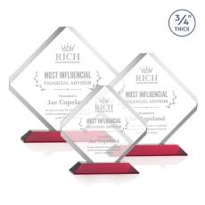 Employee Gifts - Toulon Red Diamond Crystal Award