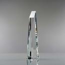 Clear Optical Crystal Polygon Obelisk Award