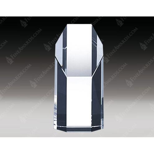 Corporate Awards - Crystal Awards - Obelisk Tower Awards - Empire Clear Crystal Octagon Award