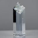 Diamond Shaped Optical Crystal Obelisk Tower Award
