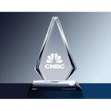 Employee Gifts - Windsor Clear Glass Diamond Award