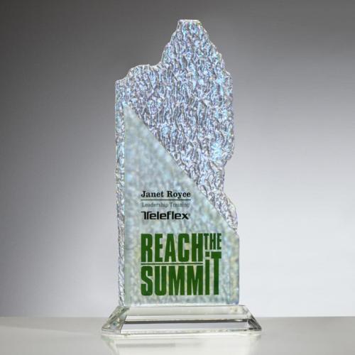 Corporate Awards - Glass Awards - Art Glass Awards - Vesuvio Peak Glass Award