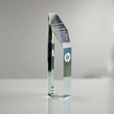 Employee Gifts - Optical Crystal Hexagon Tower Award