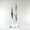 Beveled Obelisk Clear Crystal President Award