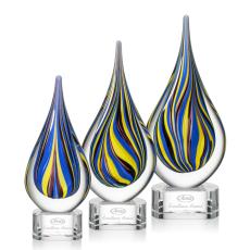 Employee Gifts - Calabria Clear Glass Award