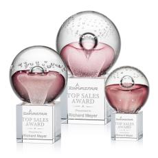 Employee Gifts - Jupiter Spheres on Granby Base Glass Award