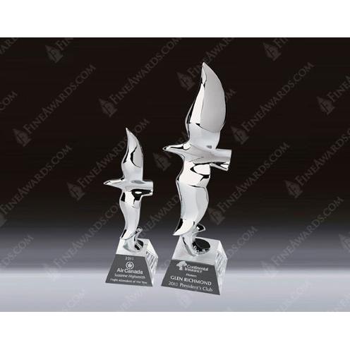 Corporate Awards - Crystal Awards - Eagle Awards - Optical Crystal Eagle Fly Free Award