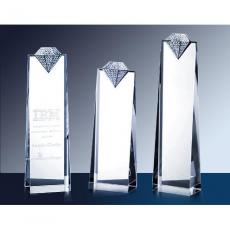 Employee Gifts - Crystal Luxury Diamond Tower Award