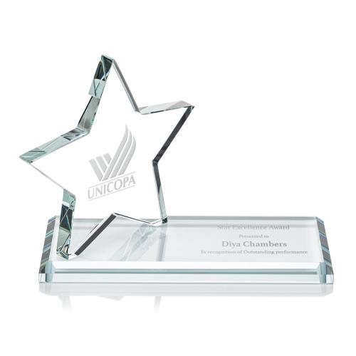 Corporate Awards - Northam Deep Etch Star Crystal Award