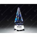 Blue Crystal Triangle Spire Award