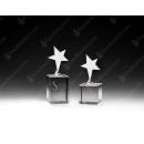 Metal Star Award on Clear Crystal Base