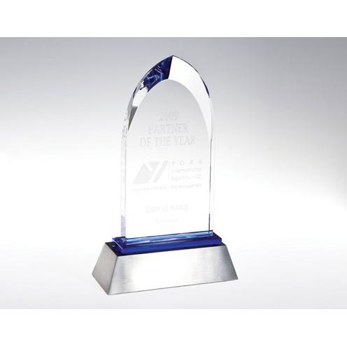 Corporate Awards - Crystal Awards - Blue Dignity Optical Crystal Award